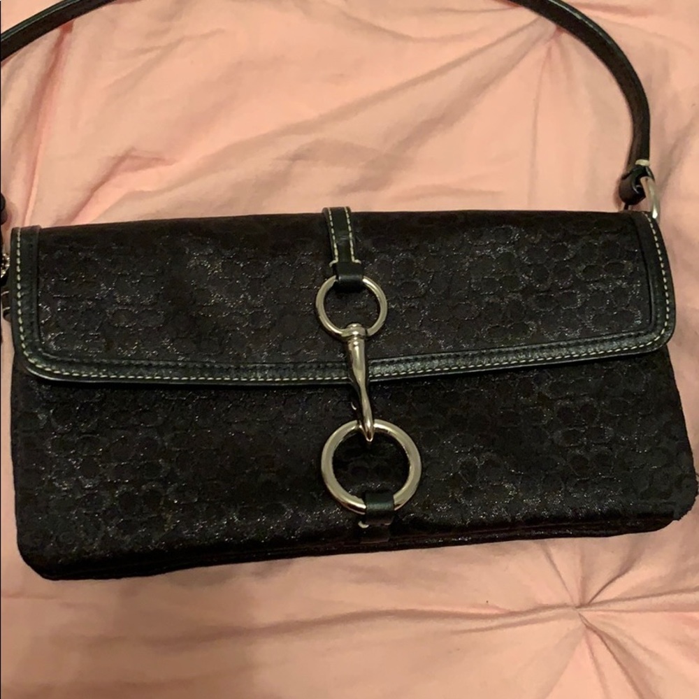 Black coach bag